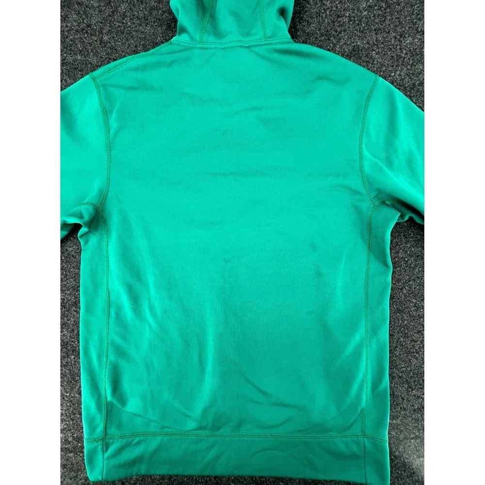 Nike Therma Fit Oversized Hoodie Mens Small Green Swoosh Logo Lined Athletic - Picture 2 of 12